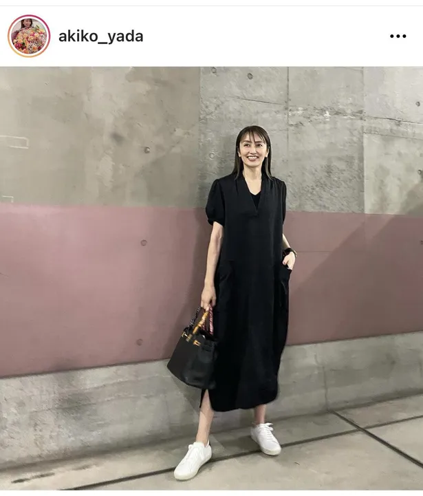 画像 矢田亜希子 脚長っ スタイル際立つ きれいめ 私服shotに反響 めちゃくちゃスレンダー 理想的な体型 12 18 Webザテレビジョン