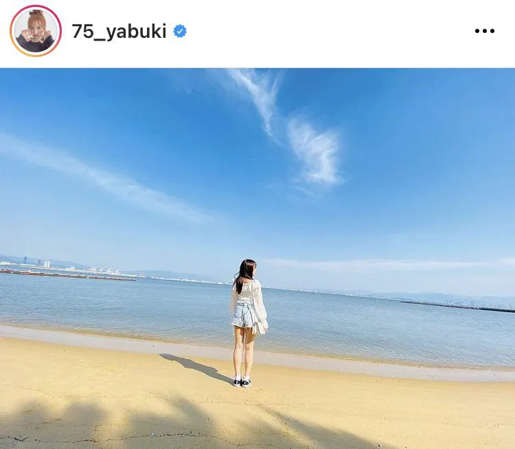 ※矢吹奈子公式Instagram(75_yabuki)より