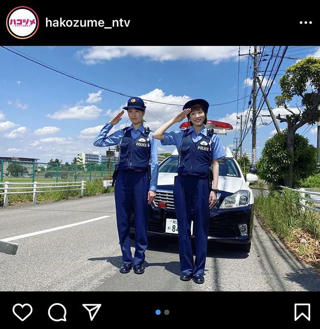 ※「ハコヅメ ～たたかう！交番女子～」の公式Instagram(hakozume_ntv)より