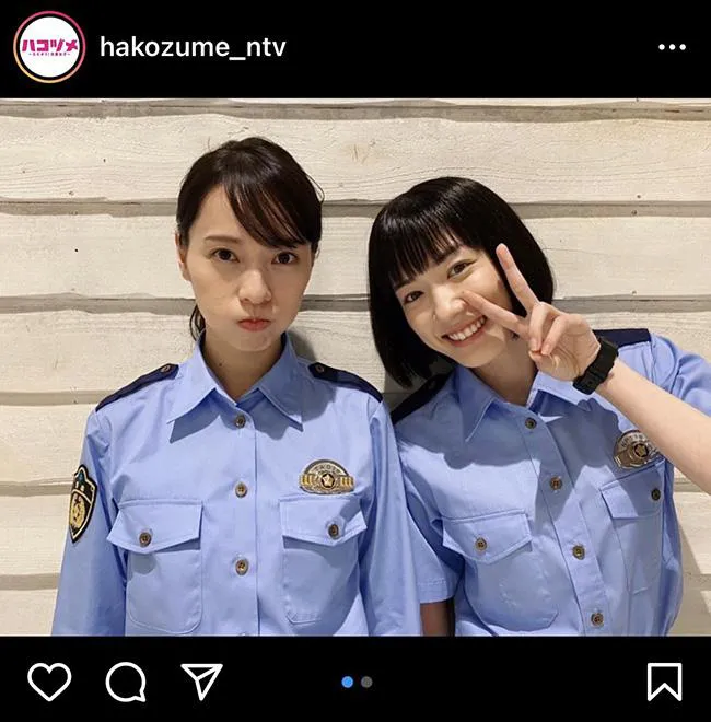 ※「ハコヅメ ～たたかう！交番女子～」の公式Instagram(hakozume_ntv)より