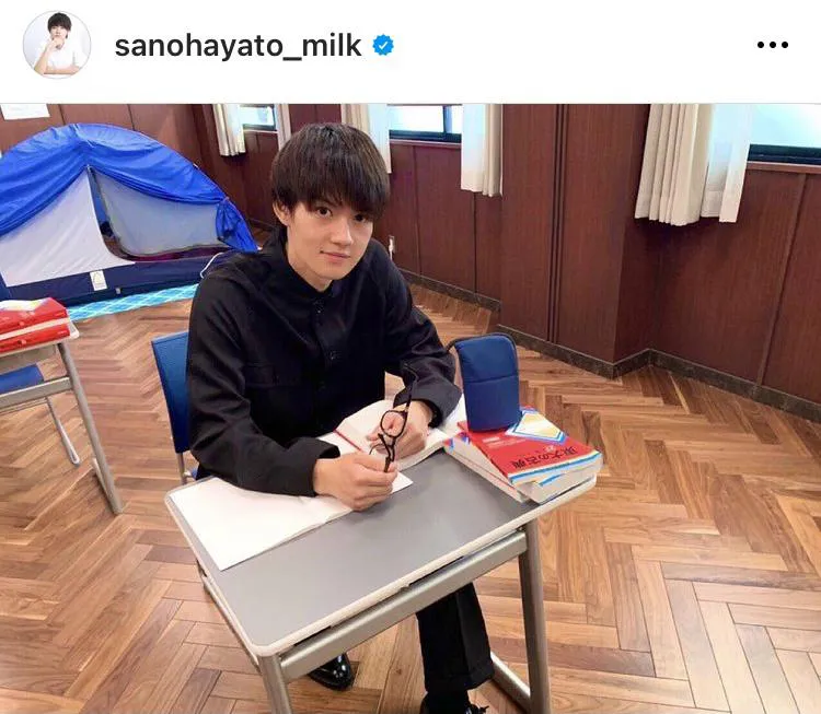 ※画像は佐野勇斗公式Instagram(sanohayato_milk)より