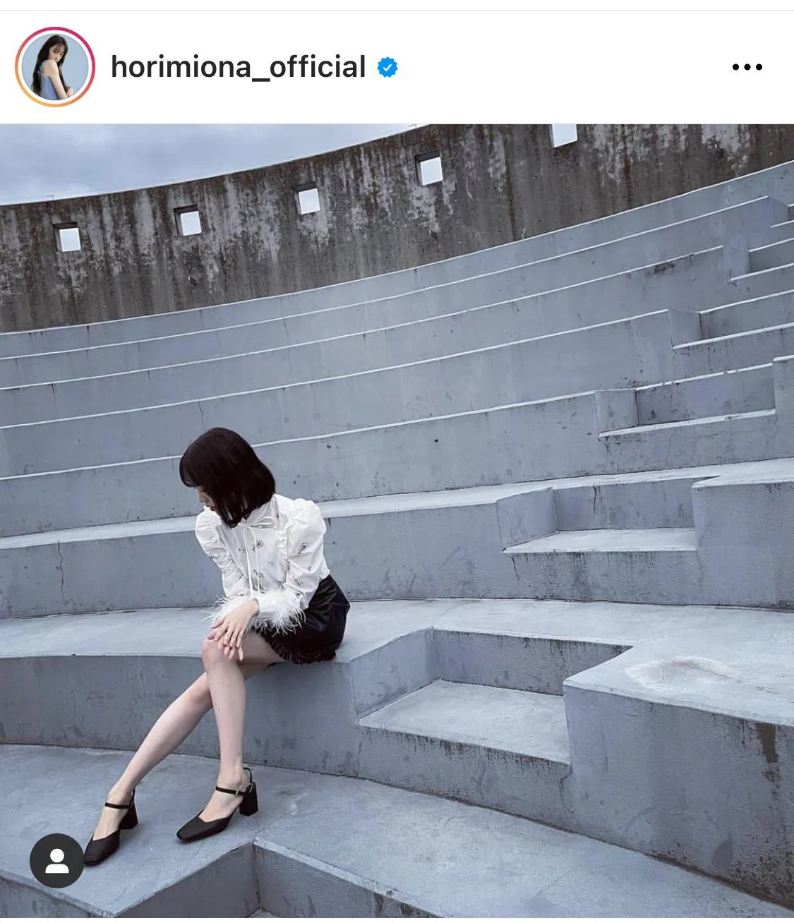 ※堀未央奈公式Instagram(horimiona_official)のスクリーンショット