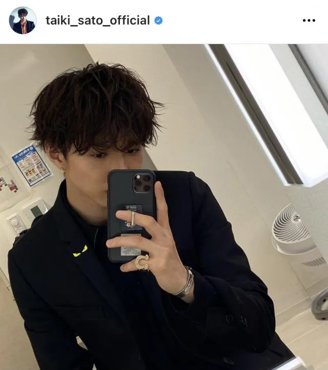 ※画像は佐藤大樹公式Instagram(taiki_sato_official)より