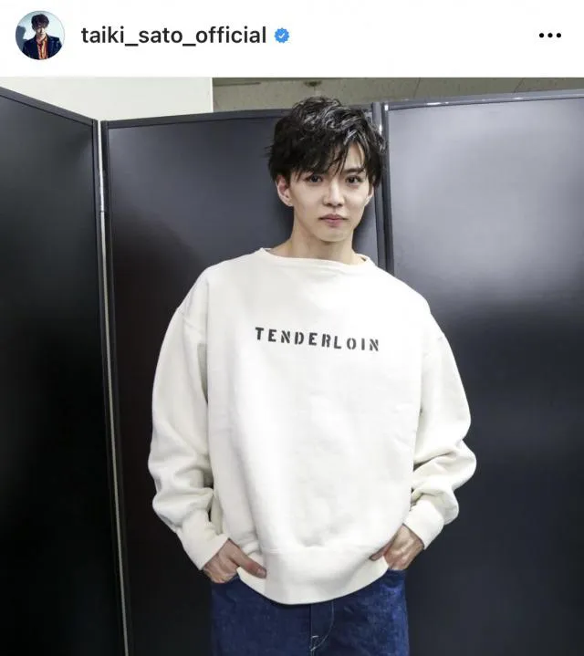 ※画像は佐藤大樹公式Instagram(taiki_sato_official)より