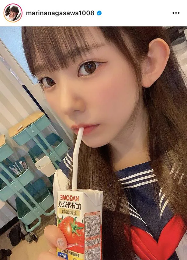 ※画像は、長澤茉里奈(marinanagasawa1008)オフィシャルInstagramのスクリーンショット