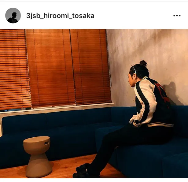 ※画像は登坂広臣オフィシャルInstagram(3jsb_hiroomi_tosaka)のスクリーンショット