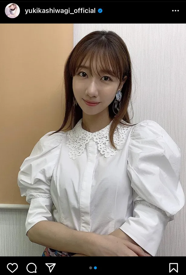 画像 柏木由紀 23日ぶりsns更新で Akb48初の30代メンバー 仕事復帰を報告 11 11 Webザテレビジョン