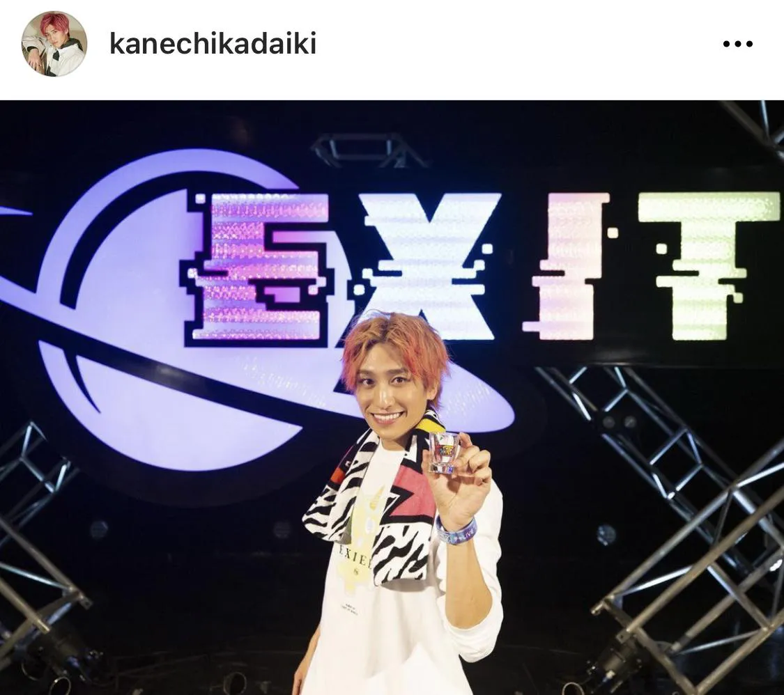 ※画像はEXIT・兼近大樹オフィシャルInstagram(kanechikadaiki)より