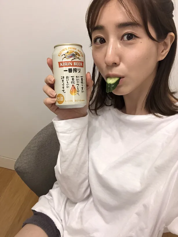 画像 指原莉乃が 一番搾り を飲む姿をファン絶賛 田中みな実は自宅が写った貴重なオフショットを公開 2 15 Webザテレビジョン