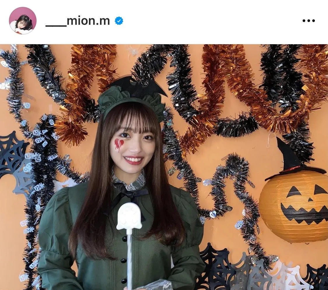 ※画像は向井地美音オフィシャルInstagram(___mion.m)のスクリーンショット