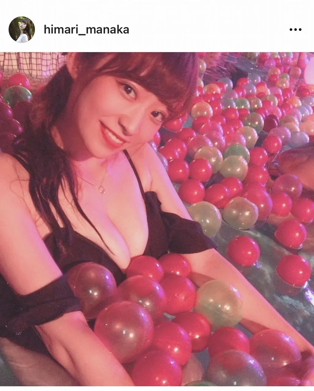 ※画像は真中ひまり(himari_manaka)オフィシャルInstagramのスクリーンショット