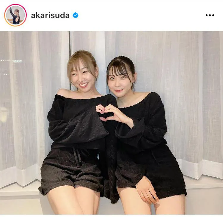 ※須田亜香里公式Instagram(akarisuda)のスクリーンショット