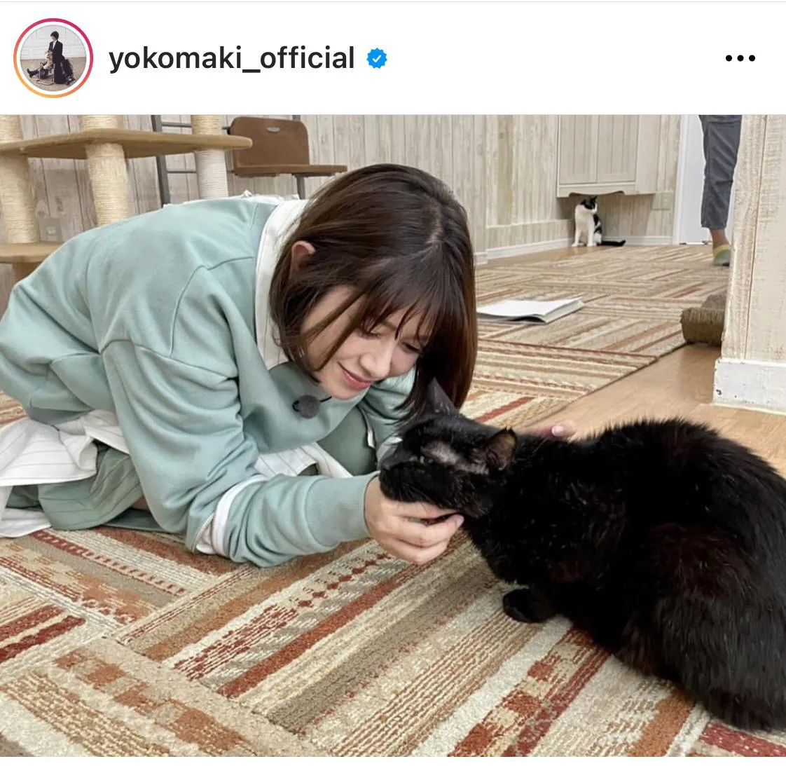 ※真木よう子公式Instagram(yokomaki_official)のスクリーンショット