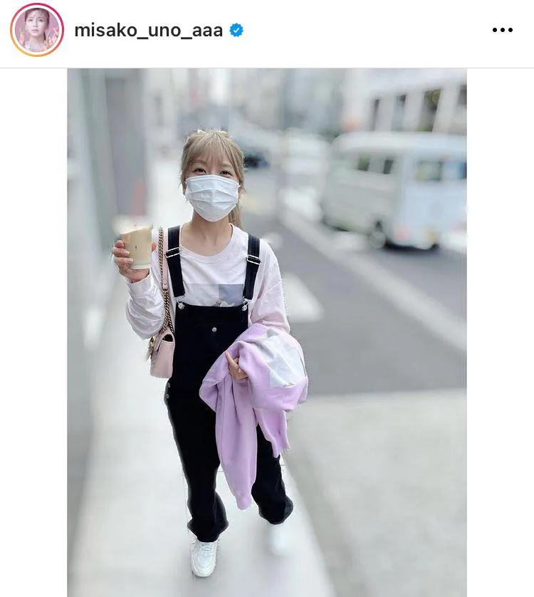 ※宇野実彩子公式Instagram(misako_uno_aaa)のスクリーンショットより