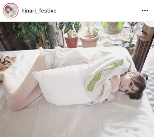 ※画像は、青葉ひなり(hinari_festive)オフィシャルInstagramのスクリーンショット