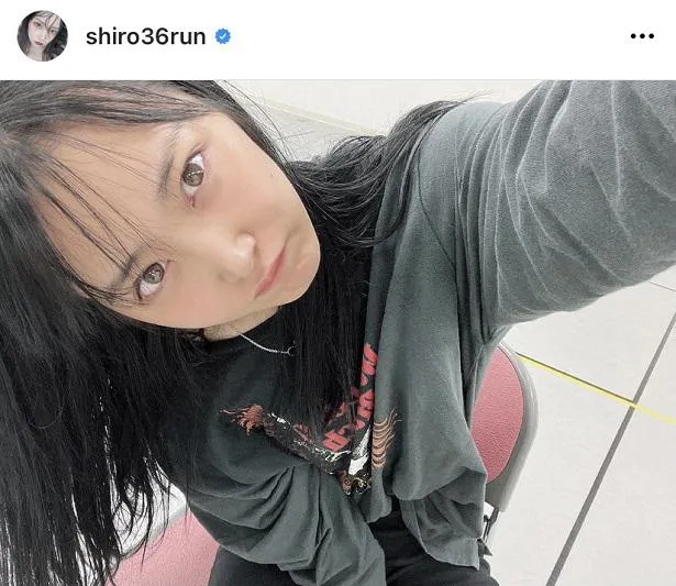 ※画像は白間美瑠公式Instagram(shiro36run)のスクリーンショット