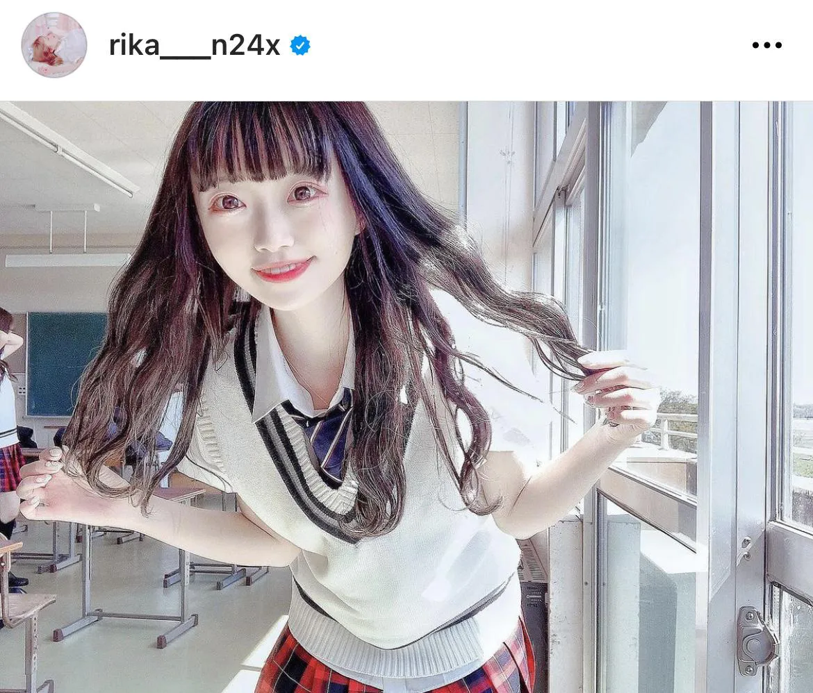 ※中井りか公式Instagram(rika___n24x)より