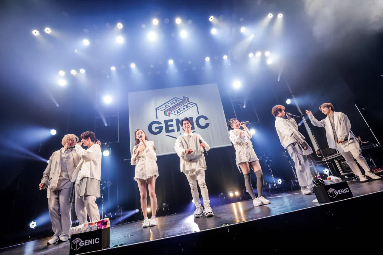 1stライブツアー「GENIC LIVE TOUR 2021 -GENEX-」東京・ヒューリックホール東京公演の様子