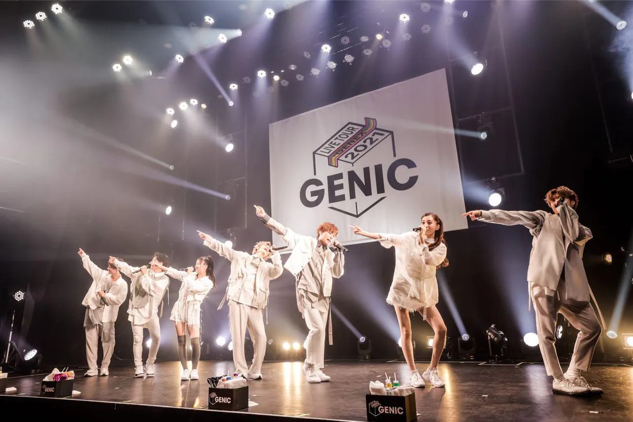 1stライブツアー「GENIC LIVE TOUR 2021 -GENEX-」東京・ヒューリックホール東京公演の様子