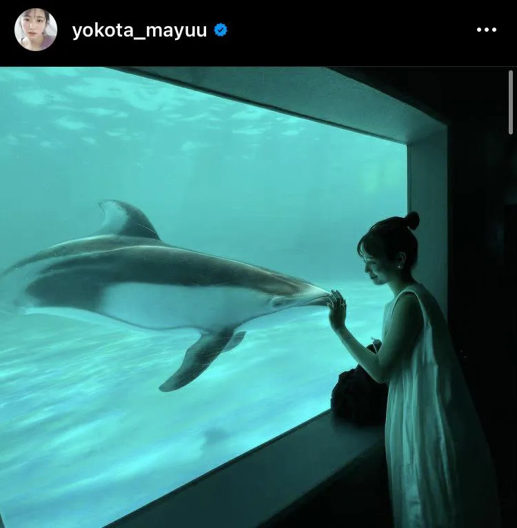 ※画像は横田真悠オフィシャルInstagram(yokota_mayuu)のスクリーンショット