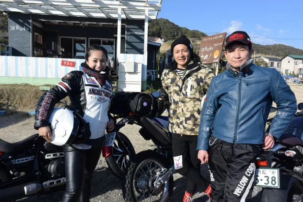 木下ほうか つるの剛士 三船美佳がリラックスし過ぎのバイク旅 芸能ニュースならザテレビジョン