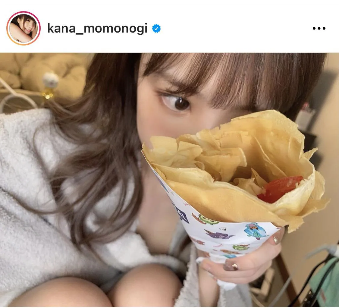 ※桃乃木かな公式Instagram(kana_momonogi)のスクリーンショット