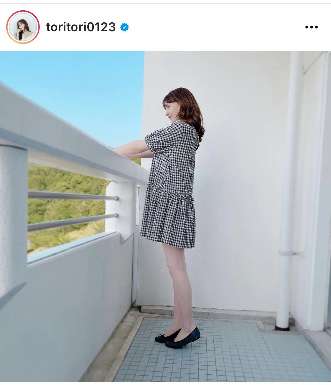 ※トリンドル玲奈公式Instagram(toritori0123)のスクリーンショット