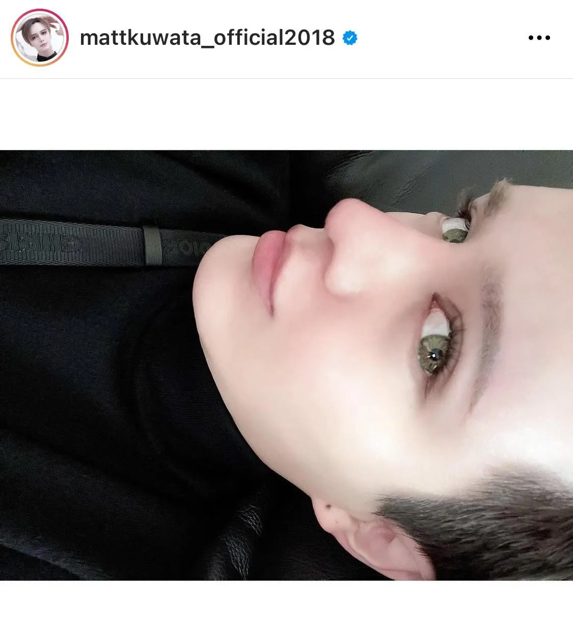 お肌つるつる…！Mattのすっぴん美男子SHOT