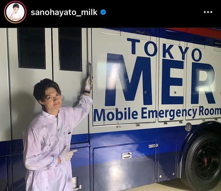 ※画像は佐野勇斗公式Instagram(sanohayato_milk)より