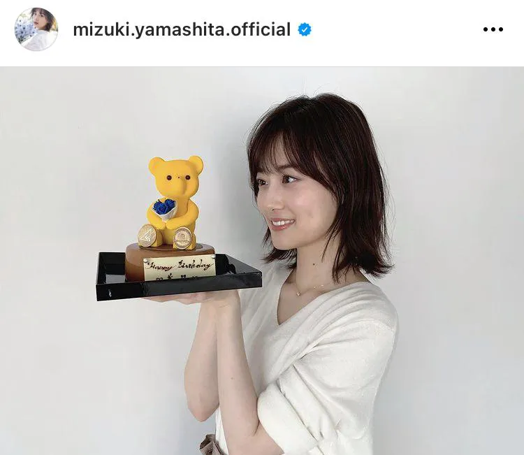 ※画像は山下美月公式Instagram(mizuki.yamashita.official)のスクリーンショット