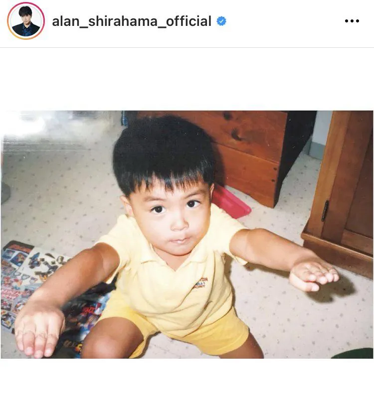 ※白濱亜嵐公式Instagram(alan_shirahama_official)より