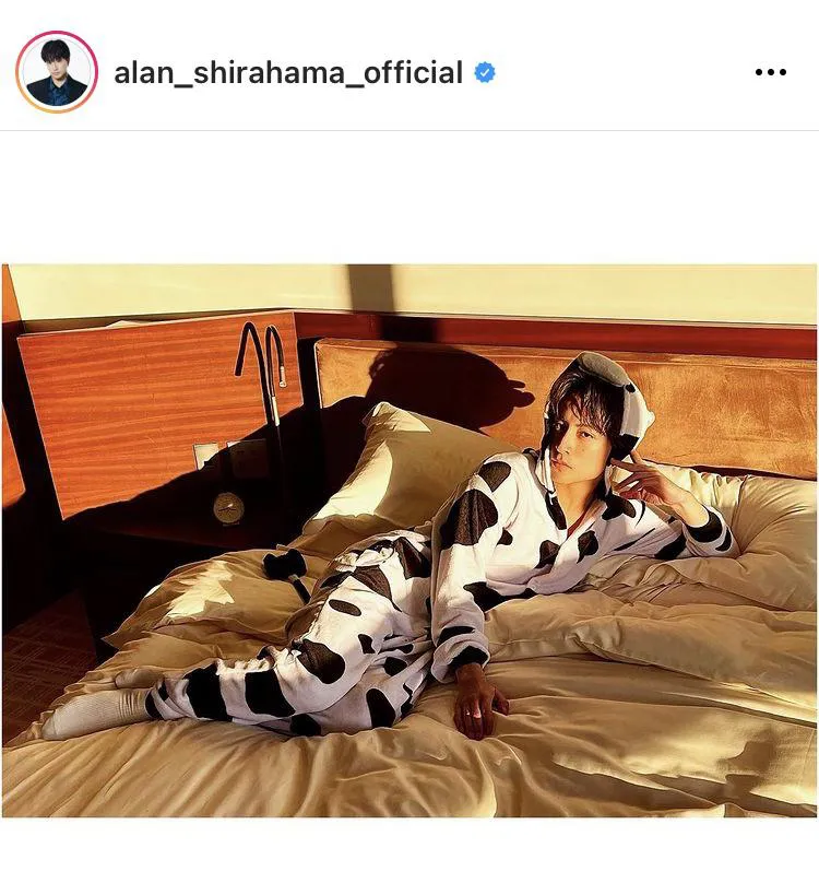 ※白濱亜嵐公式Instagram(alan_shirahama_official)より