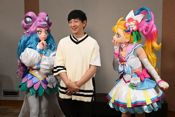 「トロピカル～ジュ！プリキュア」のアフレコに挑戦したパンサー・向井慧