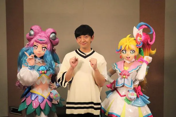 「トロピカル～ジュ！プリキュア」のアフレコに挑戦したパンサー・向井慧