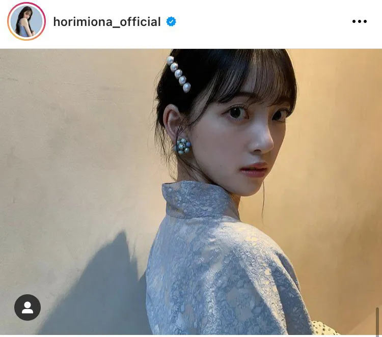 ※堀未央奈公式Instagram(horimiona_official)のスクリーンショット