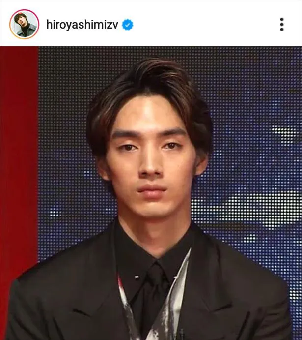 ※画像は清水尋也Instagram(hiroyashimizv)より