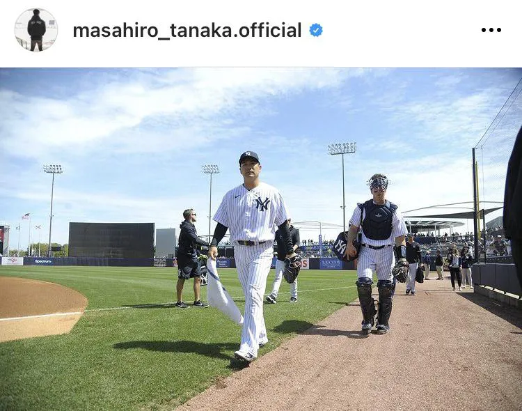 ※田中将大公式Instagram(masahiro_tanaka.offical)より