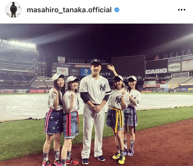 ※田中将大公式Instagram(masahiro_tanaka.offical)より