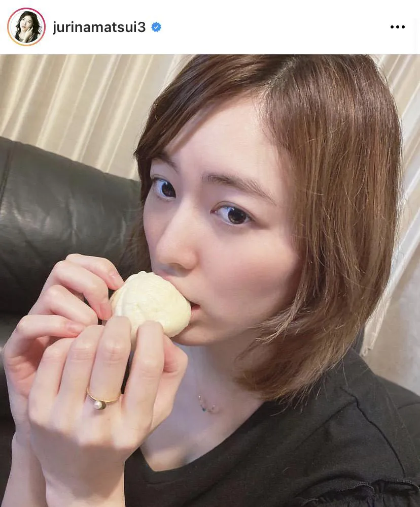 ※松井珠理奈公式Instagram(jurinamatsui3)のスクリーンショット
