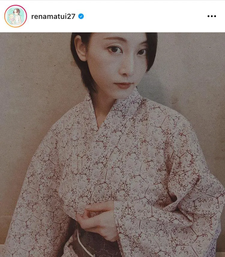 ※松井玲奈公式Instagram(renamatui27)より