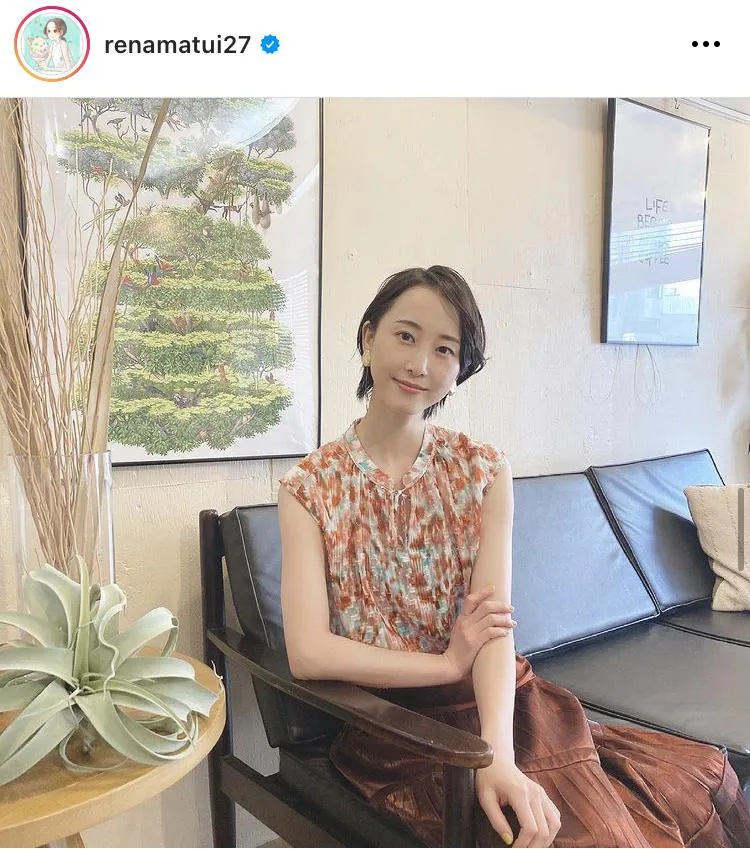 ※松井玲奈公式Instagram(renamatui27)より