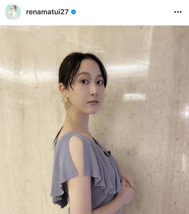 ※松井玲奈公式Instagram(renamatui27)より