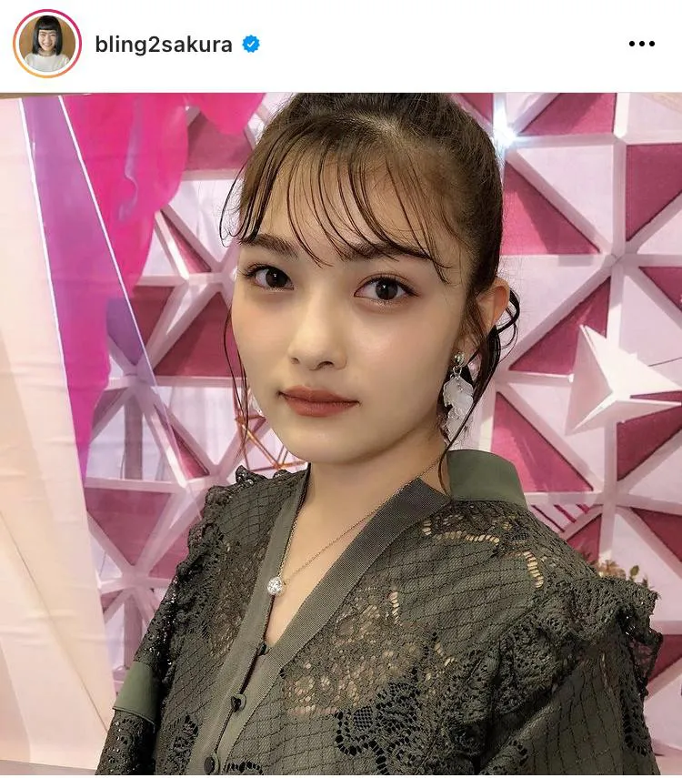 ※井上咲楽公式Instagram(bling2sakura)より