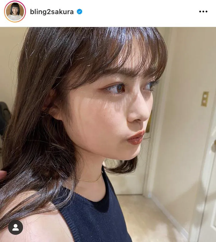 ※井上咲楽公式Instagram(bling2sakura)より