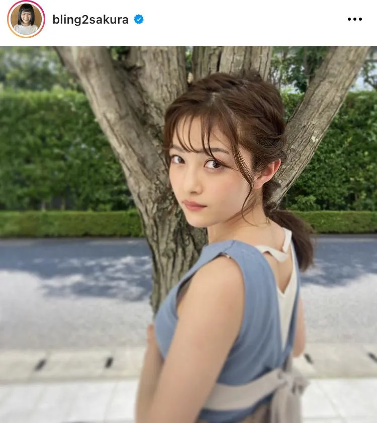 ※井上咲楽公式Instagram(bling2sakura)より