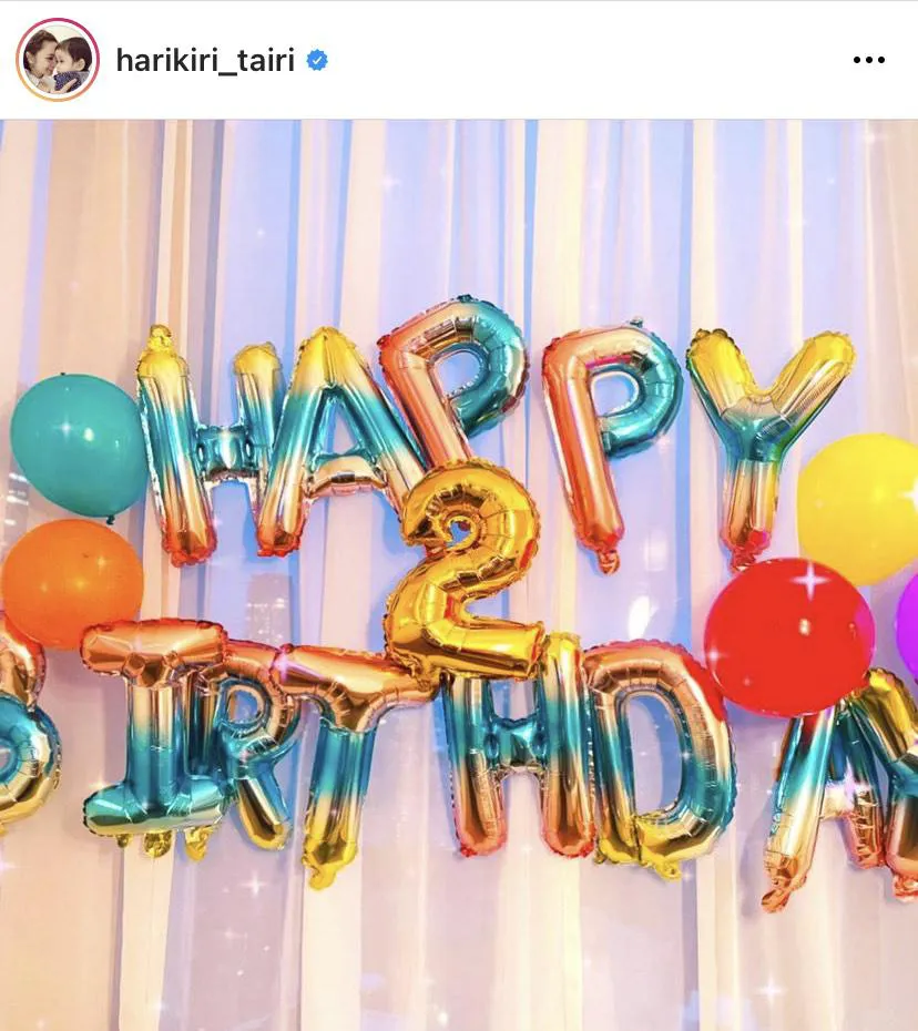 ※画像は平愛梨公式Instagram(harikiri_tairi)より