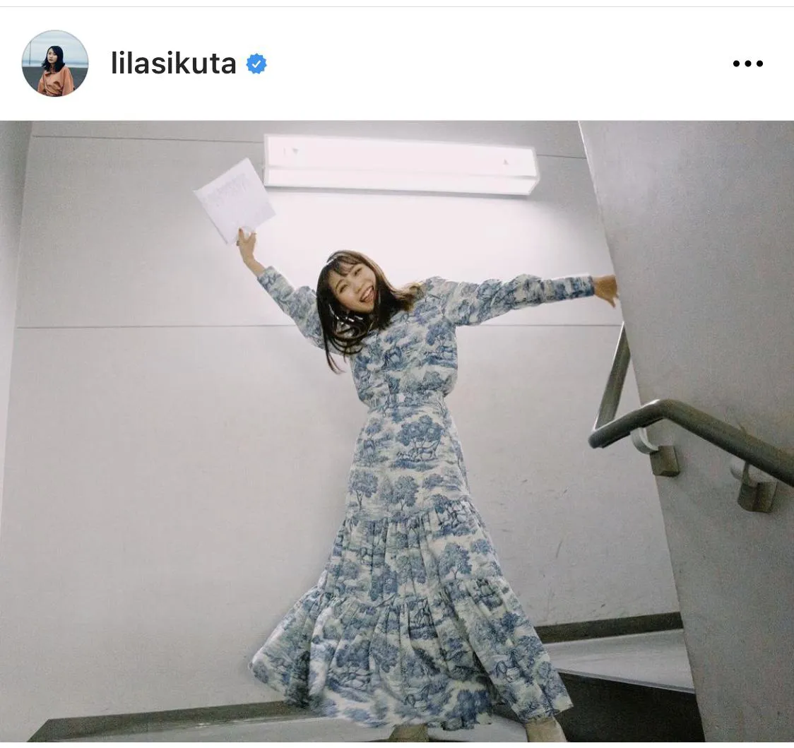 ※幾田りら公式Instagram(lilasikuta)のスクリーンショット