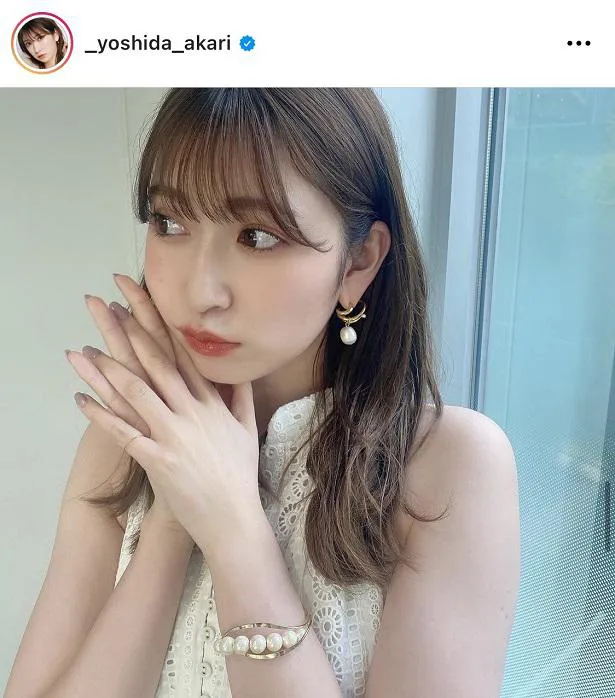 ※吉田朱里公式Instagram(_yoshida_akari)のスクリーンショット