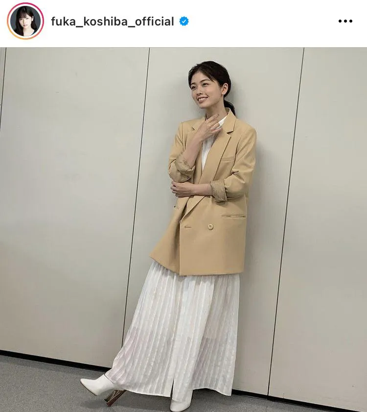 ※画像は小芝風花公式Instagram(fuka_koshiba_official)のスクリーンショット