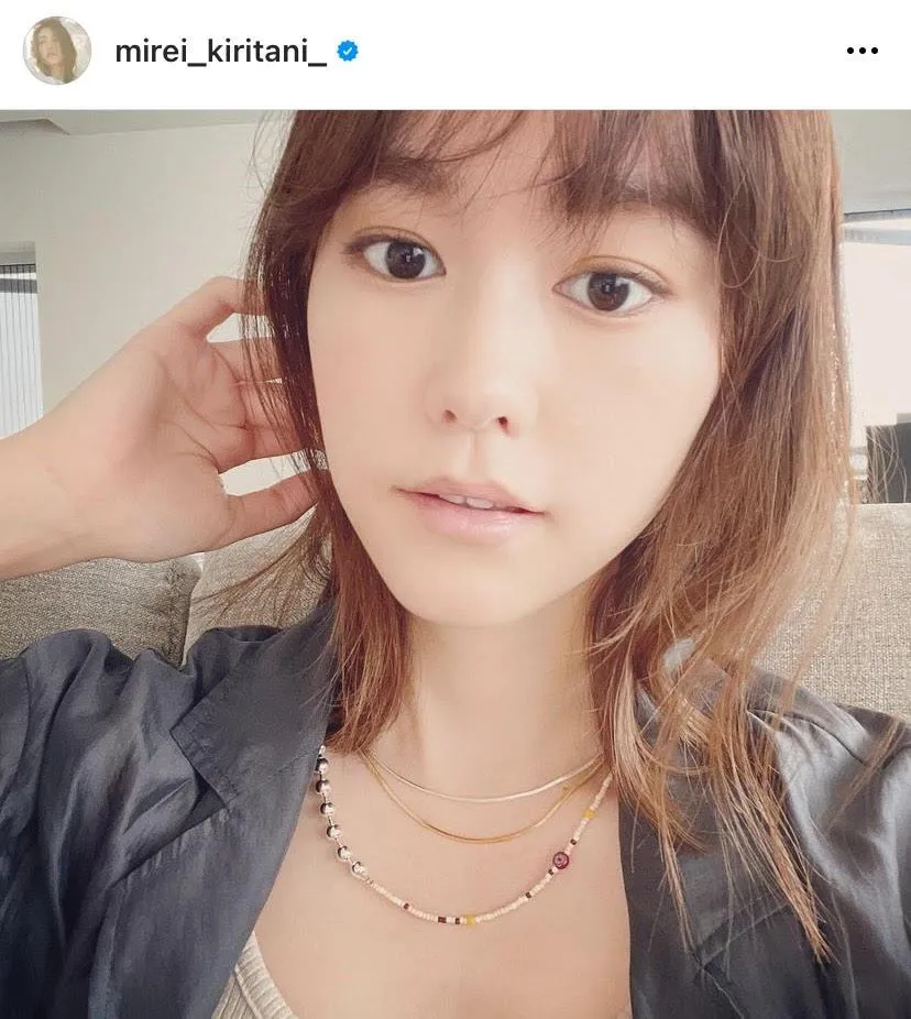 ※桐谷美玲オフィシャルInstagram(mirei_kiritani_)より